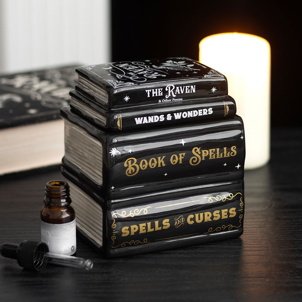 Book Stack Oil Burner and Wax Warmer